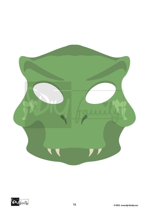 Dinosaurier Masken