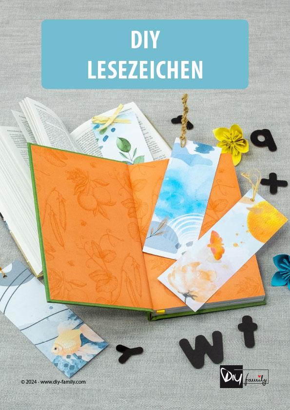 Lesezeichen Aquarell