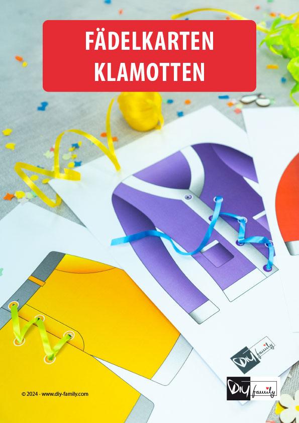 Fädelkarten Klamotten