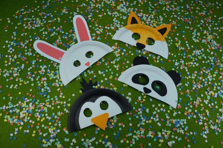 Pappteller-Masken: Kreativer Spaß für Groß und Klein – Ausmalbilder Kostenlos!