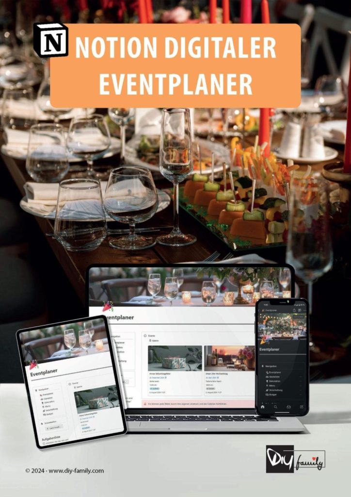 Notion Digitaler Eventplaner