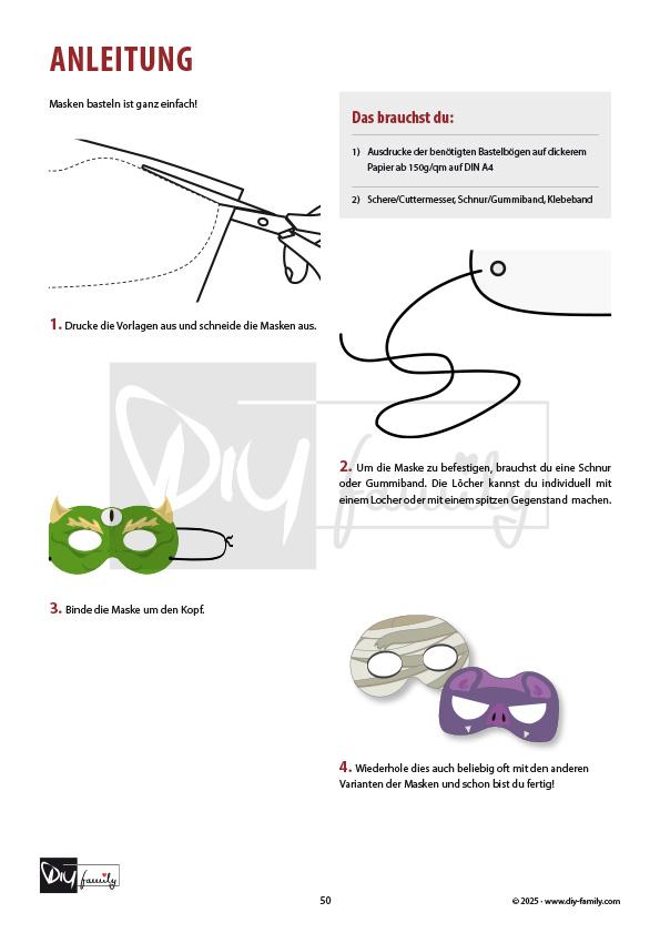Halloween Masken