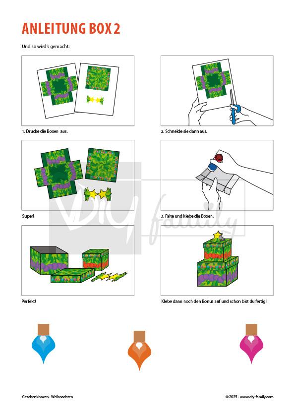 Geschenkboxen Weihnachten