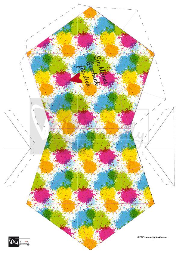 Geschenkboxen Sterne: Gemustert