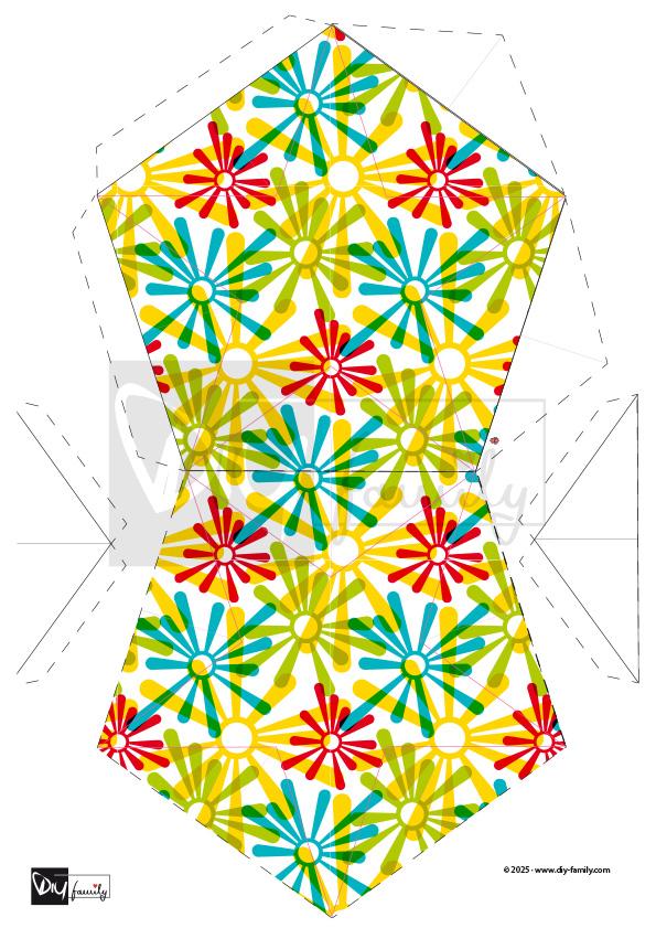 Geschenkboxen Sterne: Gemustert