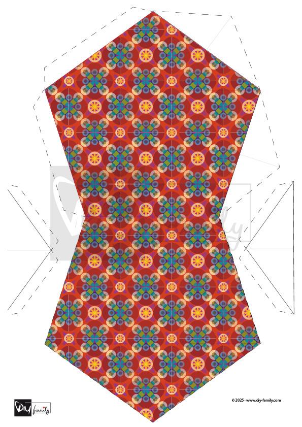 Geschenkboxen Sterne: Gemustert