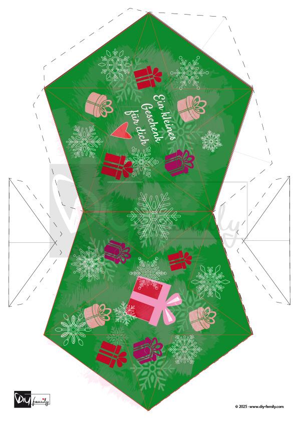 Geschenkboxen Weihnachtssterne