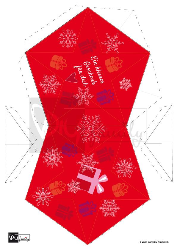 Geschenkboxen Weihnachtssterne