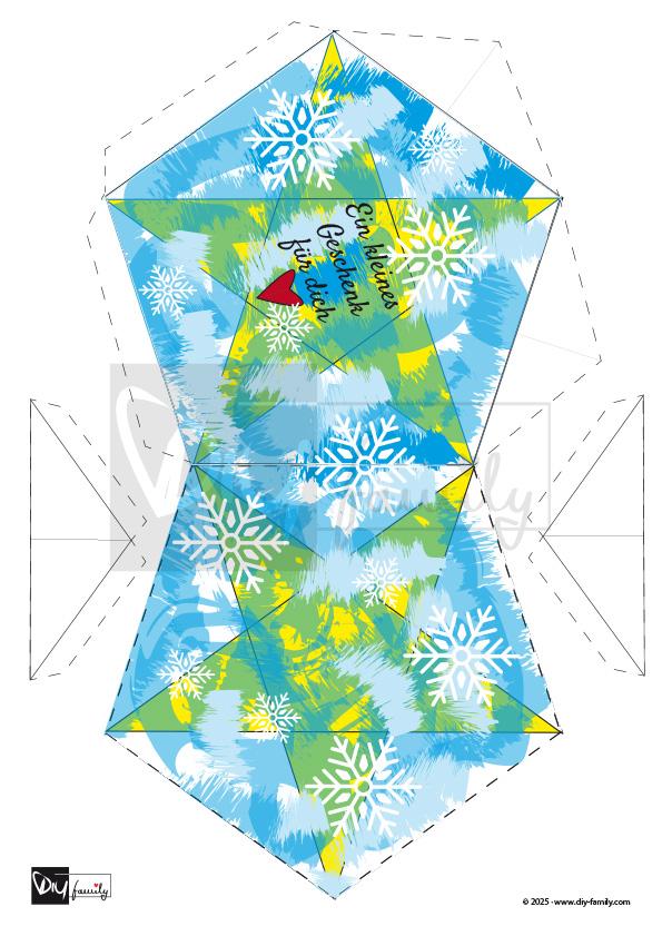 Geschenkboxen Weihnachtssterne