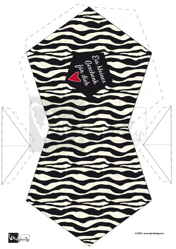 Geschenkboxen Sterne: Tiermuster