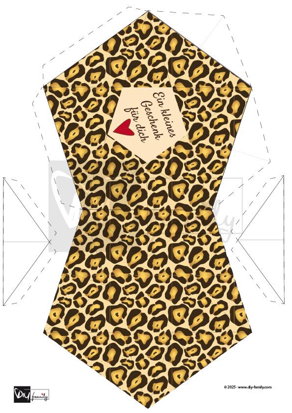 Geschenkboxen Sterne: Tiermuster