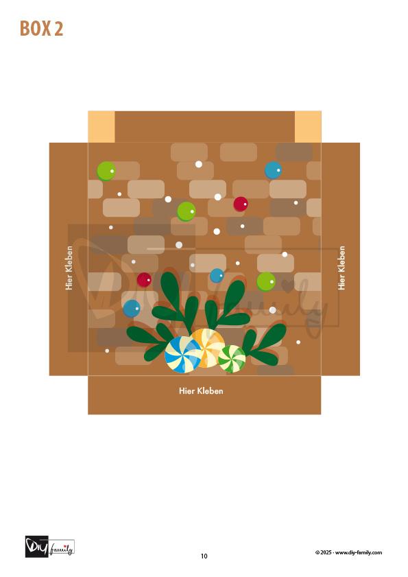 Weihnachtliche Geschenkhäuser