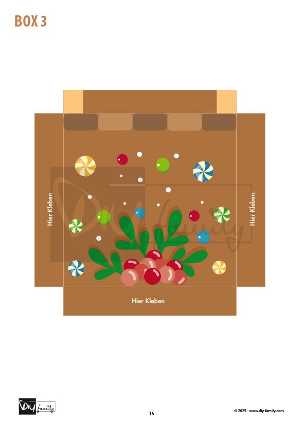 Weihnachtliche Geschenkhäuser