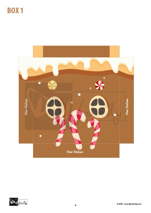 Weihnachtliche Geschenkhäuser