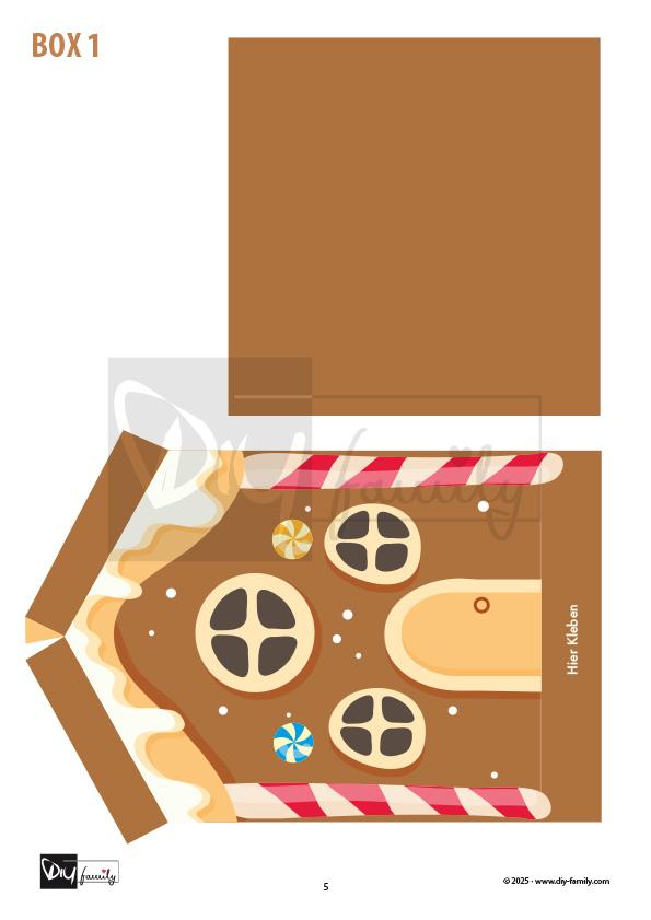 Weihnachtliche Geschenkhäuser