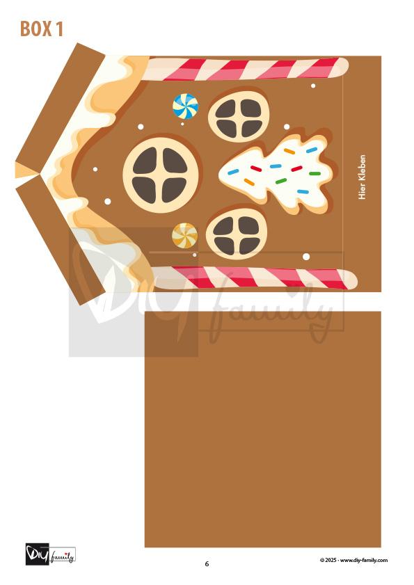 Weihnachtliche Geschenkhäuser