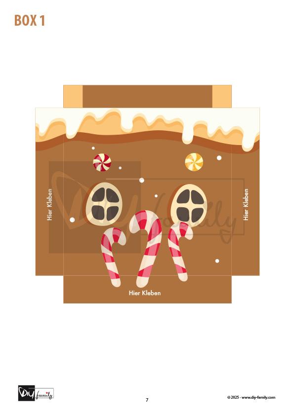 Weihnachtliche Geschenkhäuser