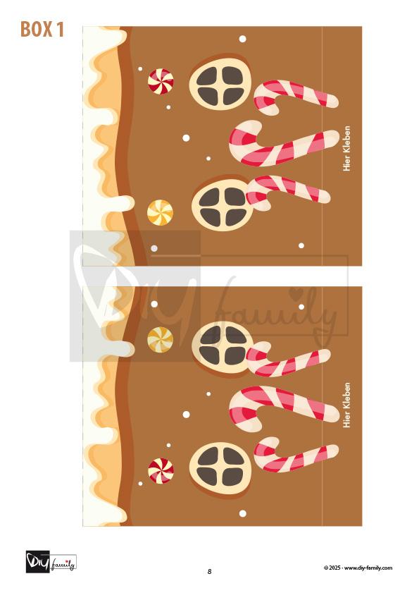 Weihnachtliche Geschenkhäuser