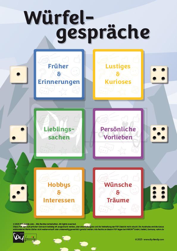 Würfelgespräche – Gesprächsspiel für Senioren