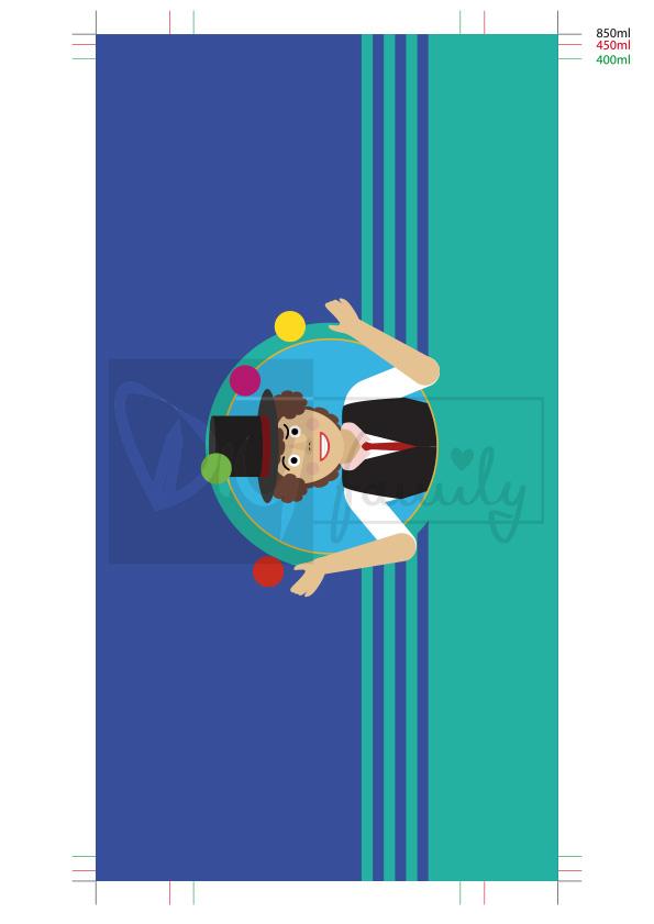 Dosenwurfspiel – Zirkus