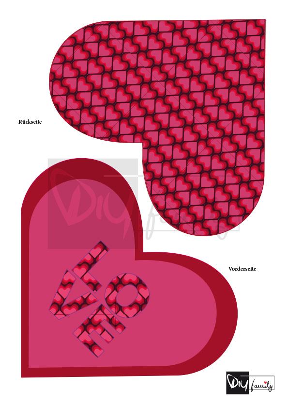 Große Herz-Geschenkboxen III