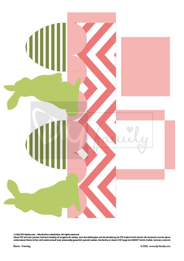 Kleine Oster-Geschenkboxen