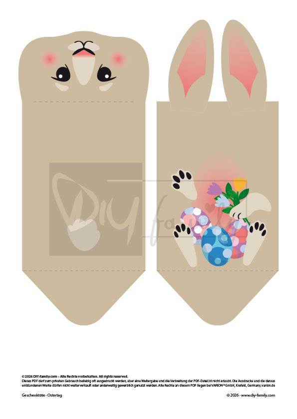 Osterhase Geschenktüten