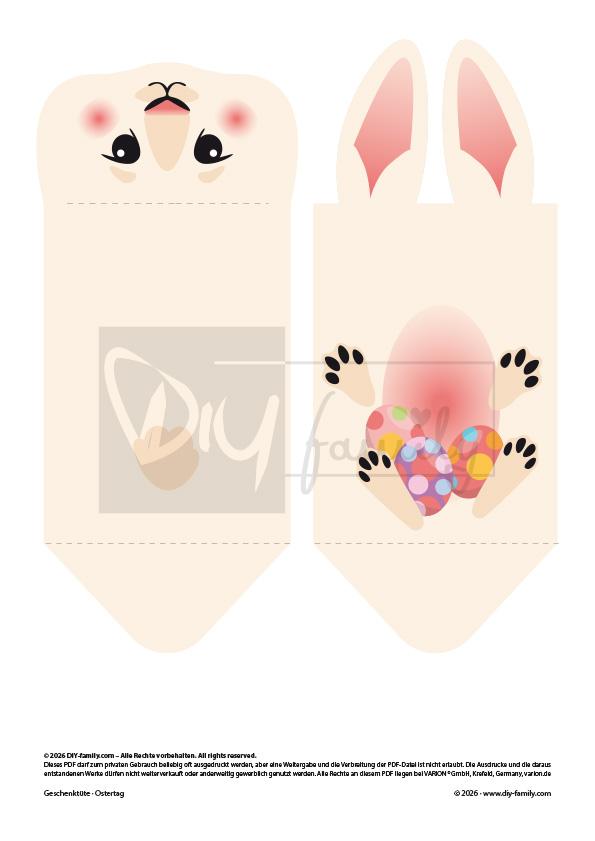 Osterhase Geschenktüten