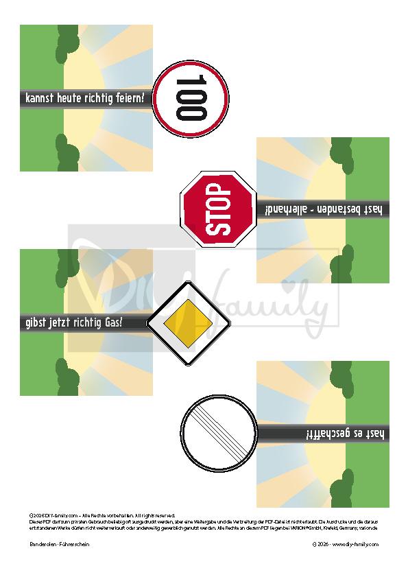 Duplo zum Führerschein – mit Straßenschildern