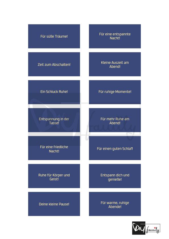 Tee Geschenk – Gute Nacht