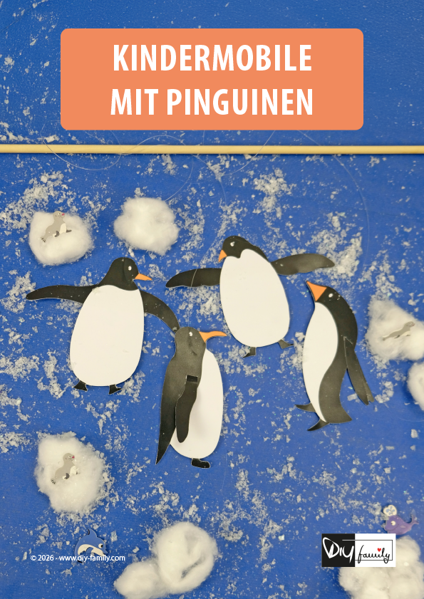 DIY Kindermobile – Pinguine