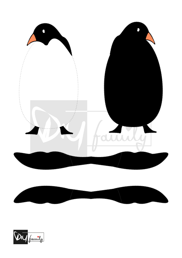 DIY Kindermobile – Pinguine