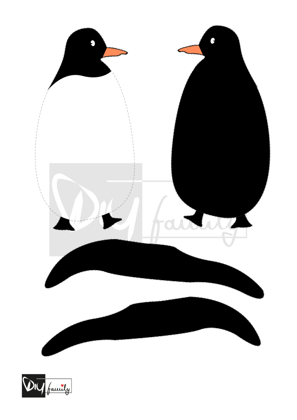 DIY Kindermobile – Pinguine