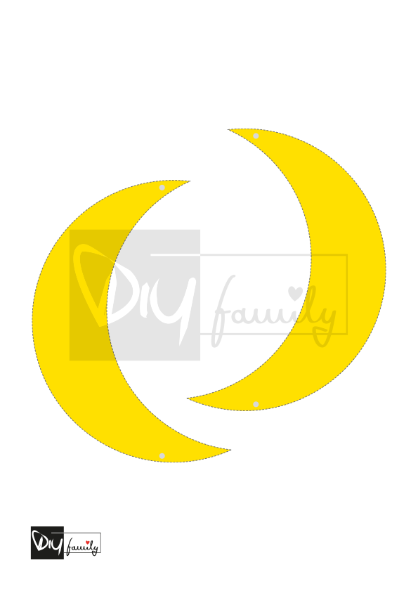 Mobile Mond und Sterne