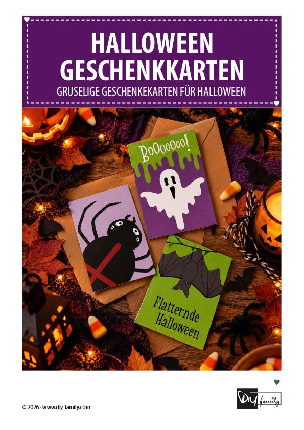 Halloween Geschenkkarten