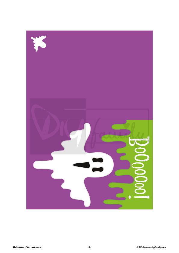 Halloween Geschenkkarten